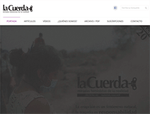 Tablet Screenshot of lacuerdaguatemala.org